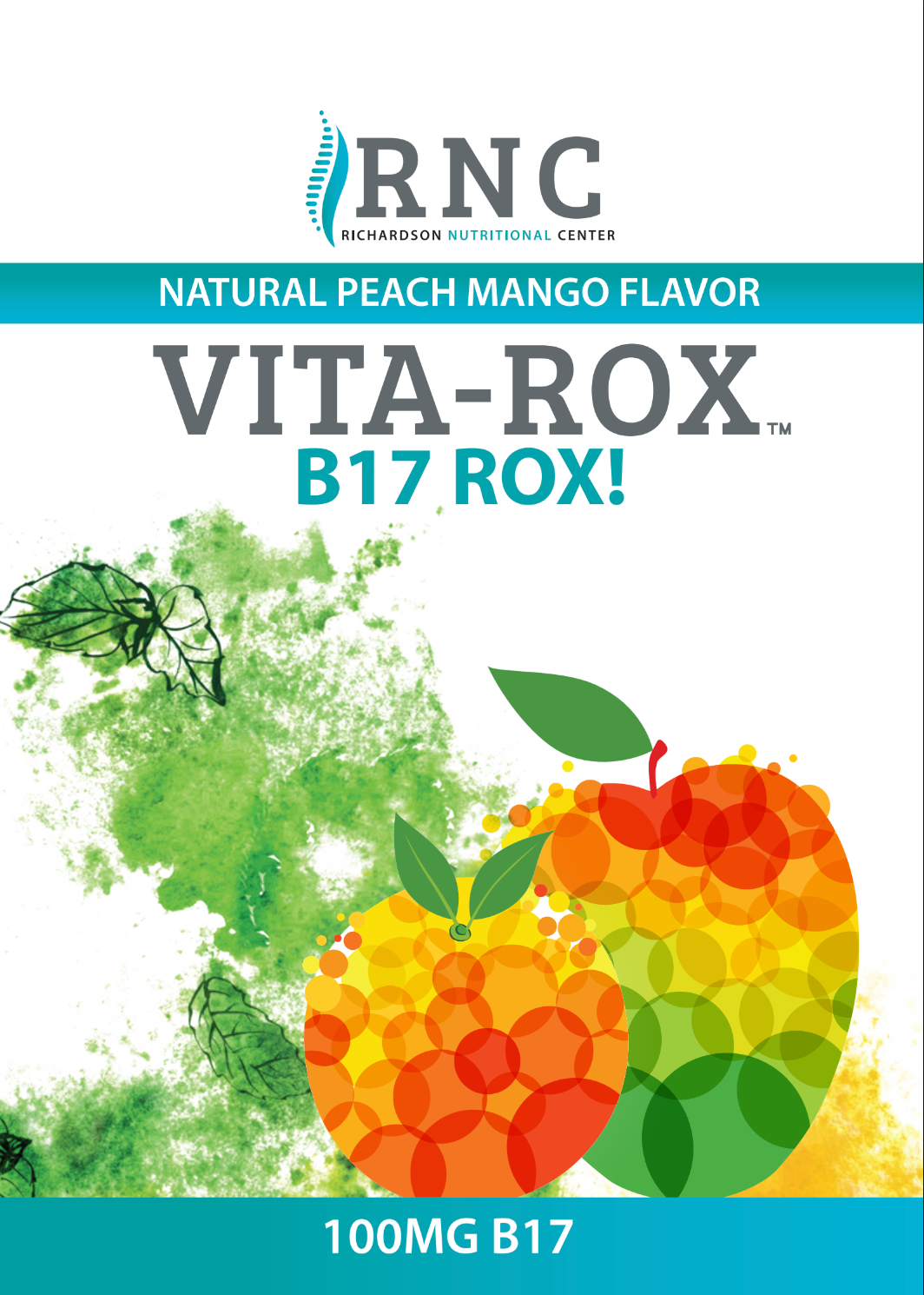 Vita-Rox 100mg B17 - Natural Peach Mango Flavor (for 12+)