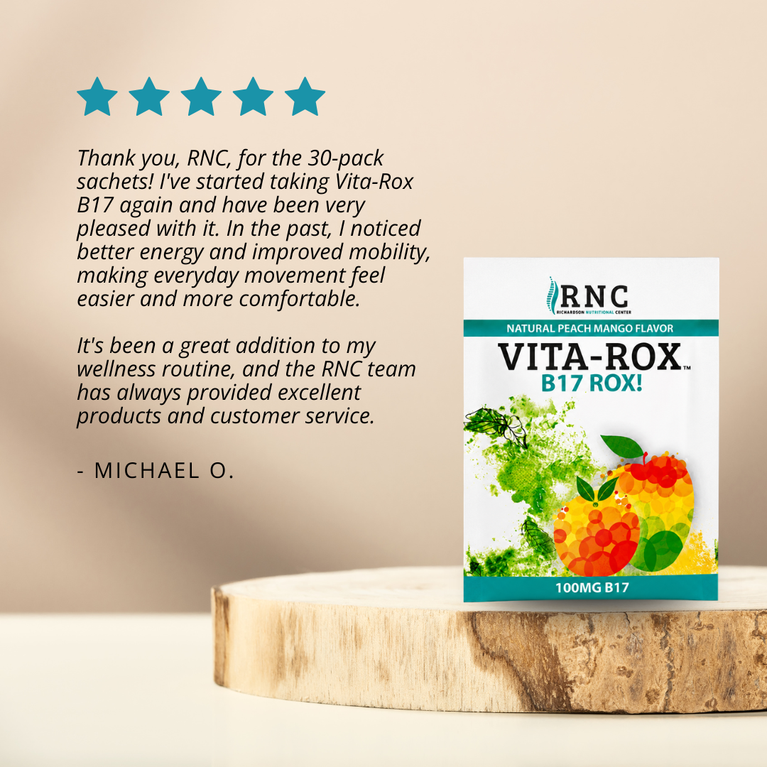 Vita-Rox 100mg Peach Mango — customer testimonial