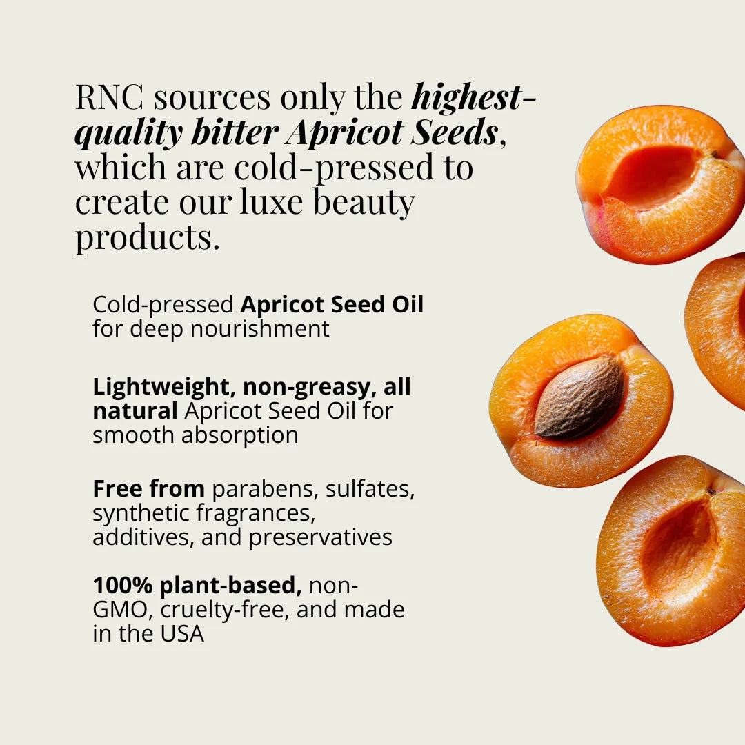 The raw difference — cold-pressed apricot seeds