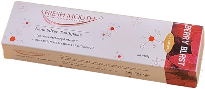 Fresh Mouth Nano Silver Berry Boost Toothpaste - two-pack