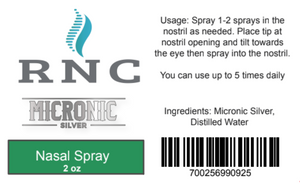 Micronic Silver Nasal Spray - 2oz.