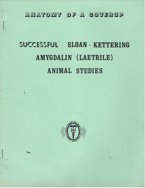 (PDF) Anatomy of A Coverup: Successful Sloan-Kettering Amygdalin (Laetrile) Animal Studies