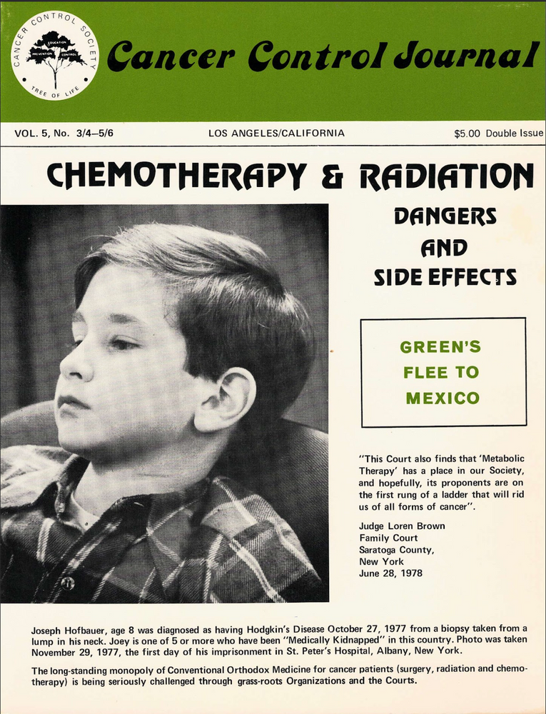 (Booklet) Chemotherapy and Radiation - Cancer Control Journal - 1979