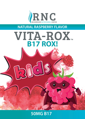 Vita-Rox 50mg B17 - Natural Raspberry Flavor  (for 4+)