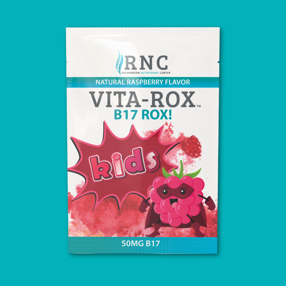 Vita-Rox 50mg B17 - Natural Raspberry Flavor  (for 4+)