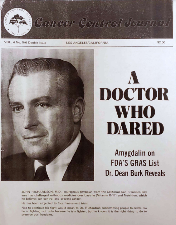(PDF) “A Doctor Who Dared” - Cancer Control Journal-Sep/Oct-Nov/Dec 1976