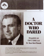 (Booklet) “A Doctor Who Dared” - Cancer Control Journal-Sep/Oct-Nov/Dec 1976