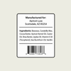 Apricot Luxe Lip Replenish Balm — ingredients label and barcode