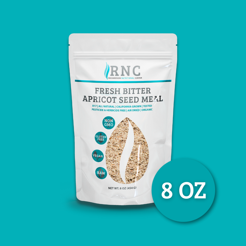 Apricot Seed Meal 8oz — front of pouch