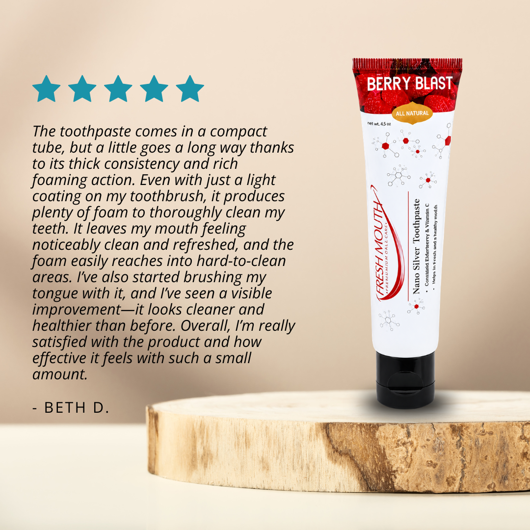 Fresh Mouth Berry Boost — customer testimonial