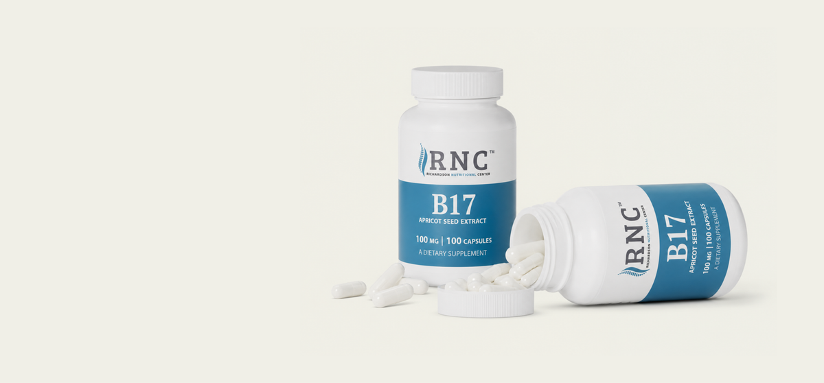 RNC Laetrile B17 100mg apricot seed extract capsules