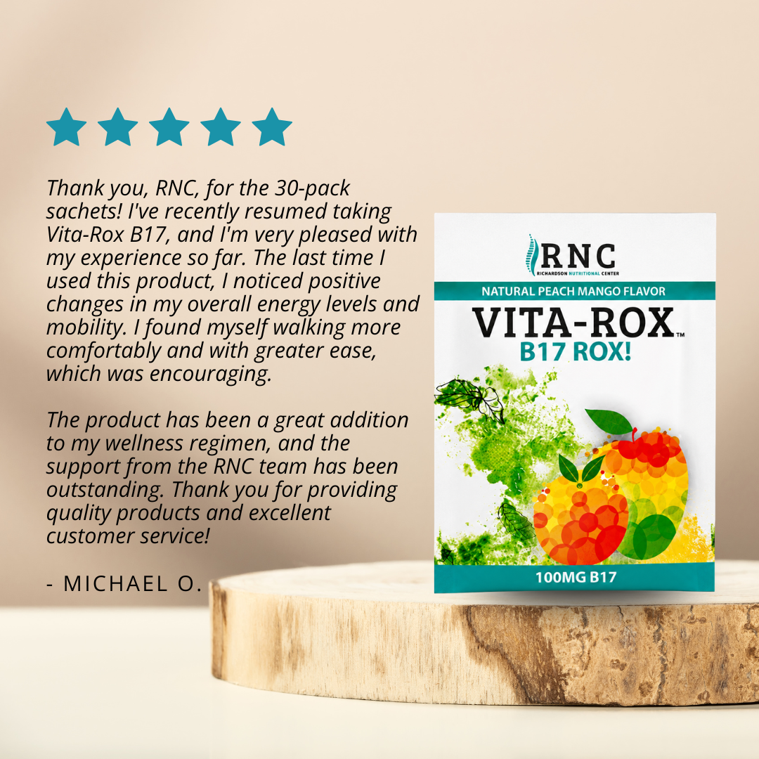 Vita-Rox 100mg Peach Mango — customer testimonial
