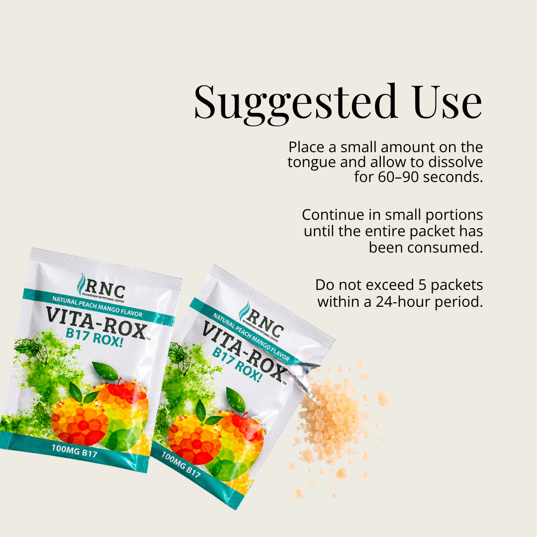 Vita-Rox 100mg Peach Mango — suggested use