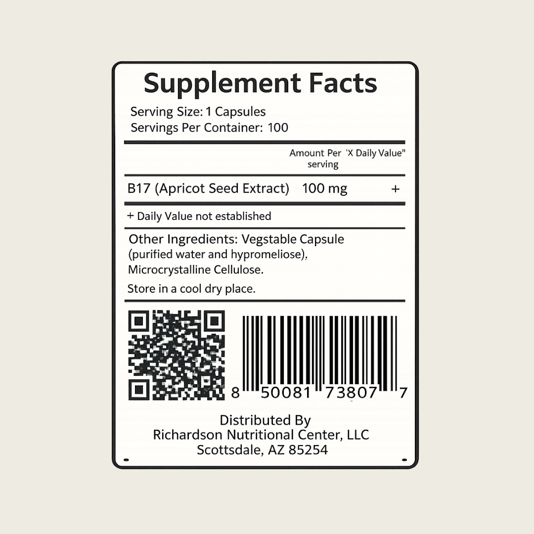 Prevention Bundle — B17 100mg component