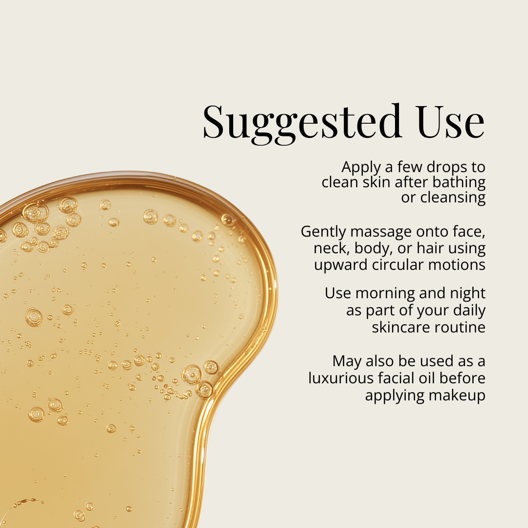 Apricot Luxe Skin Revival Oil — suggested use