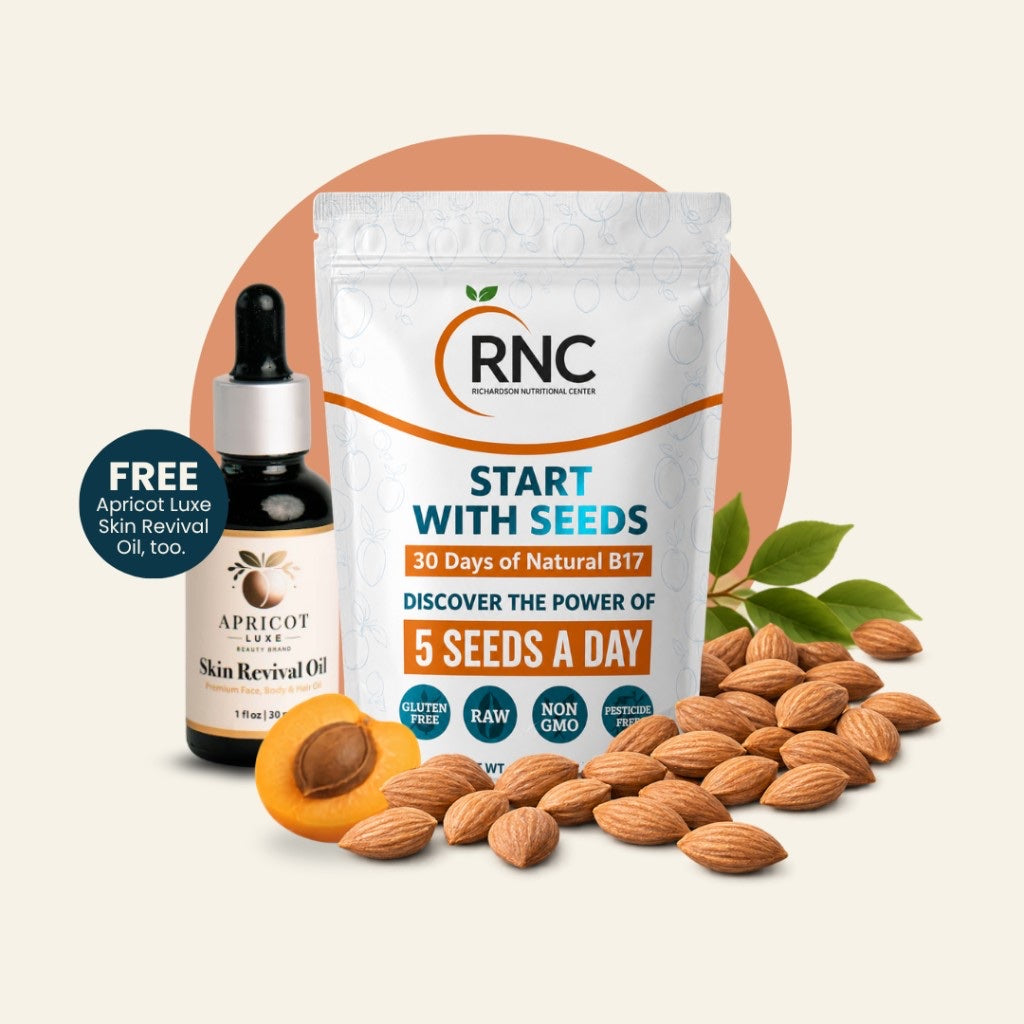 RNC Apricot Seeds Daily - 30-Day Supply with complimentary Apricot Luxe Skin Revival Oil
